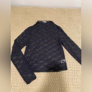 Black Lace Under Shirt